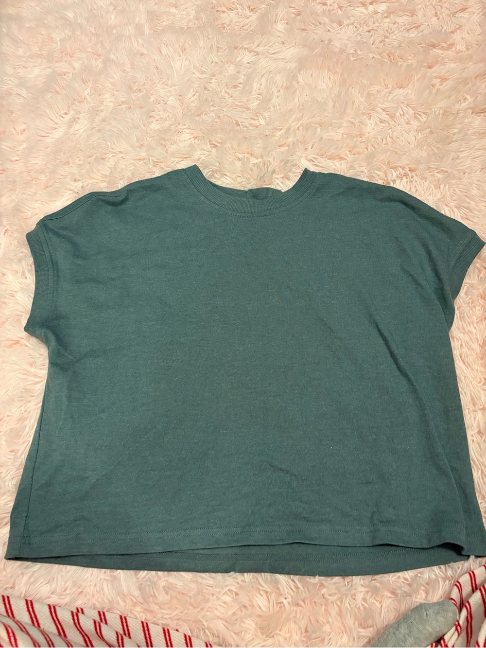 Zenana Outfitters Short Sleeve Crewneck Tee in Teal Green